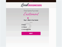 Tablet Screenshot of localcrossdressers.com